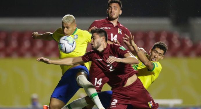 ¡Brasil vs. Venezuela! La Vinotinto buscará sumar hoy ante una complicada Canarinha