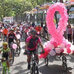 Más de 200 ciclistas en la "Rodada Rosa" de Maturín