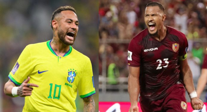 ¡Mira dónde y a qué hora! La Vinotinto se medirá a Brasil este jueves 12 de octubre