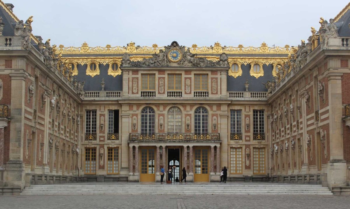 evacuación del Palacio de Versalles