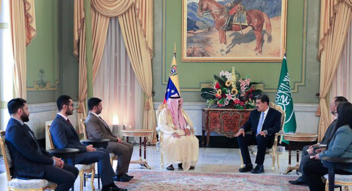 Presidente Maduro recibió cartas credenciales de embajadores: Suiza, Arabia Saudita y Barbados