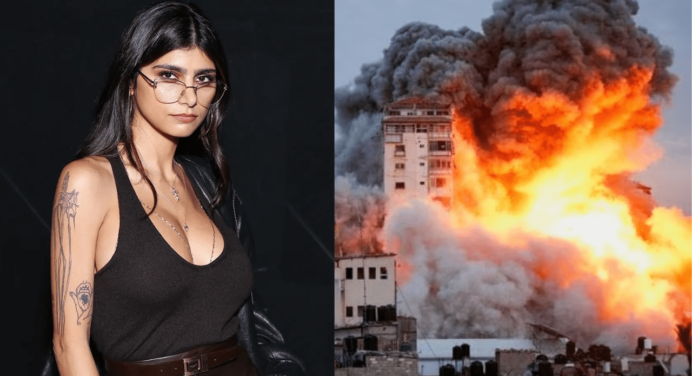 Revista para adultos termina relación con la actriz MIA KHALIFA por sus comentarios sobre Hamás