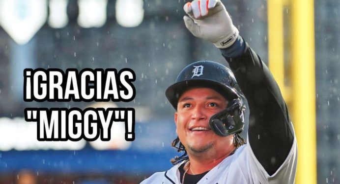 ¡Se retira Miguel Cabrera! Hoy el venezolano finaliza su carrera en las Grandes Ligas