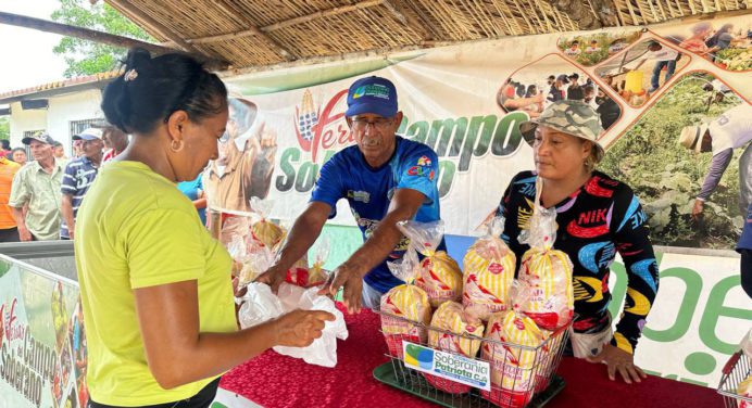 Soberanía Patriota entregó más de 13 mil toneladas de alimentos