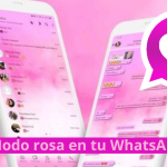 modo rosa en el whatsApp