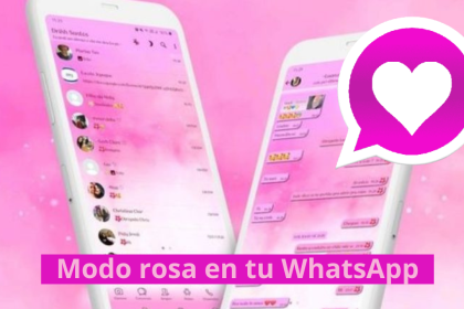 modo rosa en el whatsApp