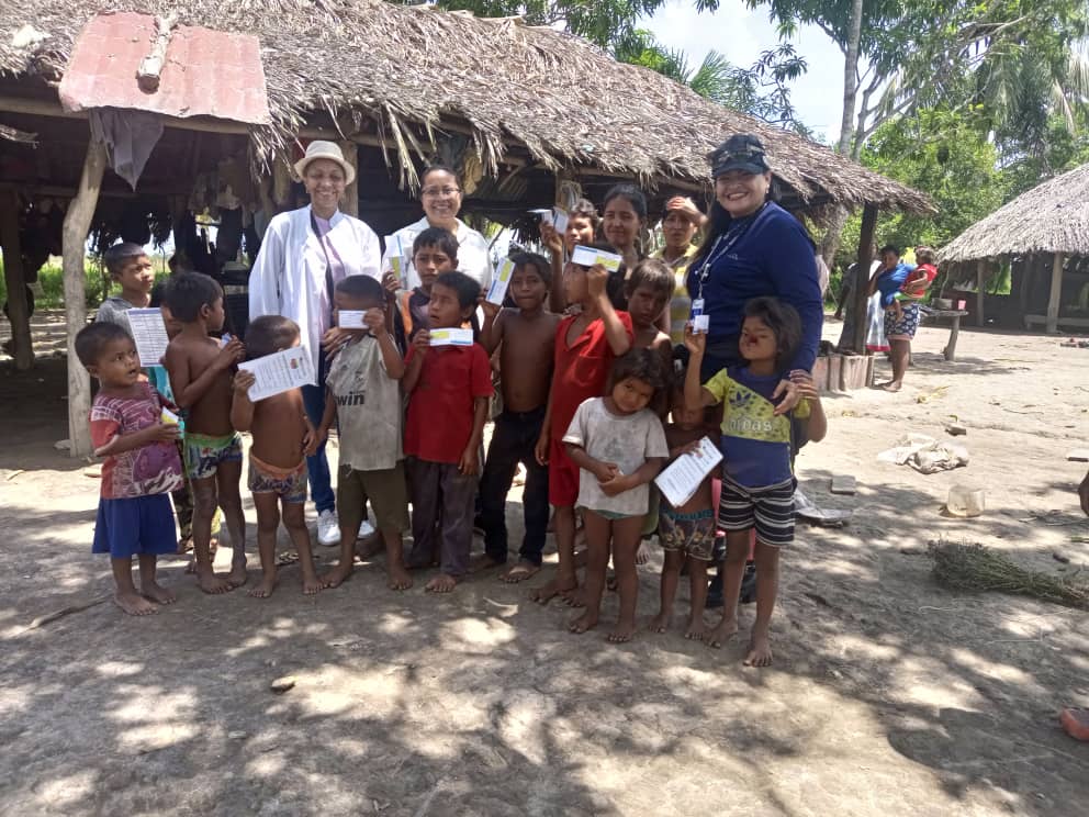 vacunaron a 518 indigenas con abordaje fluvial en libertador laverdaddemonagas.com abordaje fluvial 2