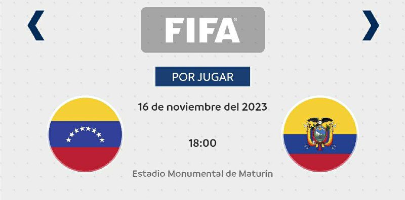 venezuela vs ecuador en maturin confirman el estadio monumental como sede conoce la fecha y hora laverdaddemonagas.com photo1696899780