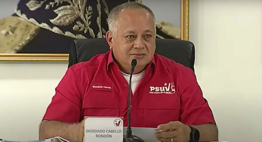 Cabello: Felicitó al CNE y a estructuras del PSUV por el simulacro del referendo