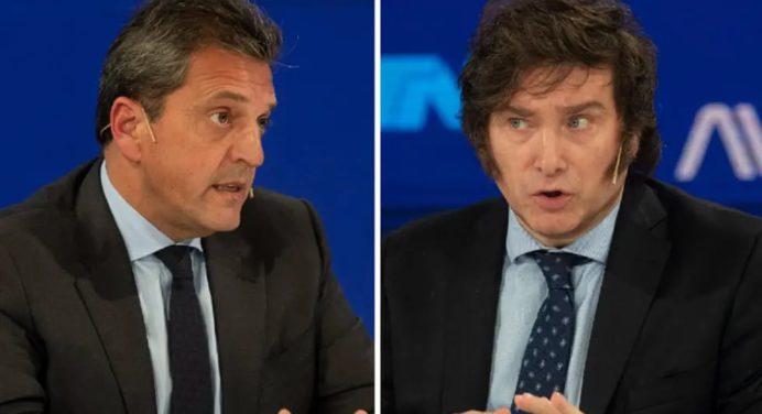 Candidatos se enfrentan en el último debate presidencial de Argentina