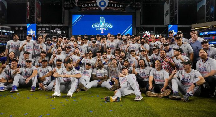 ¡Conquistan su primer anillo! Los Rangers de Texas campeones de la Serie Mundial 2023