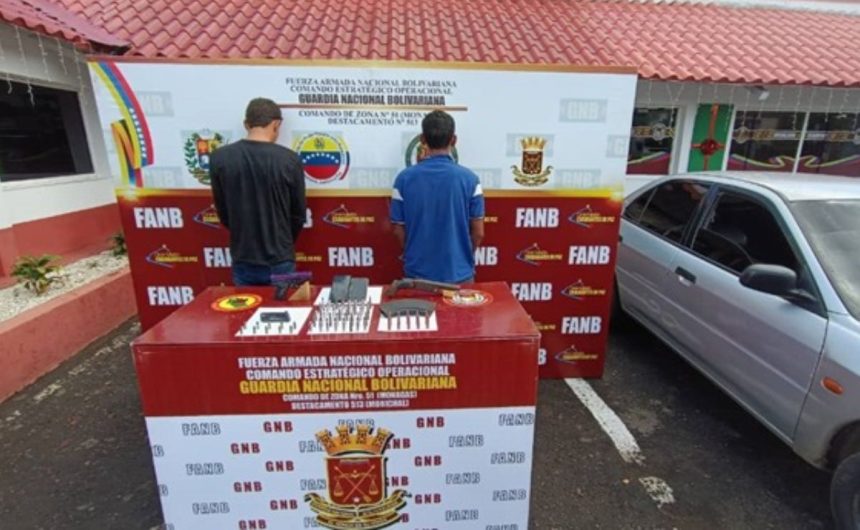 Capturan a dos de la banda delictiva "Los Afro", en Barrancas del Orinoco