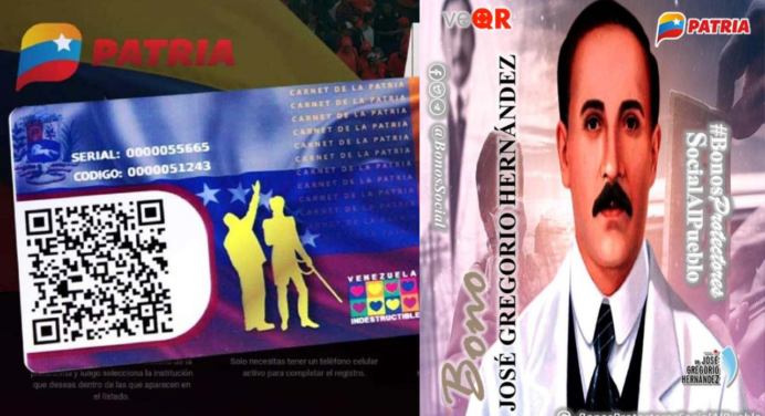 ¿En cuánto aumentó el bono José Gregorio Hernández? Revisa el sistema Patria