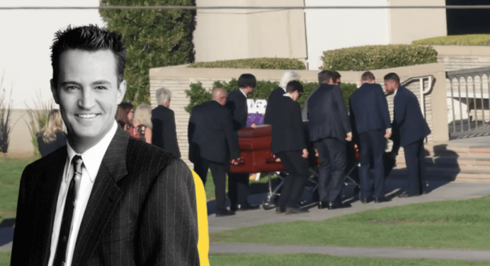 FOTOS || El elenco de «Friends» estuvo en el funeral de Matthew Perry