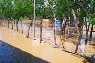 Fuertes precipitaciones causan anegaciones