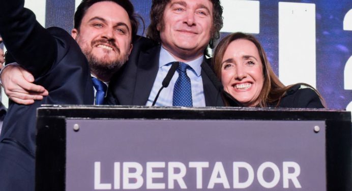 Javier Milei fue electo presidente de Argentina