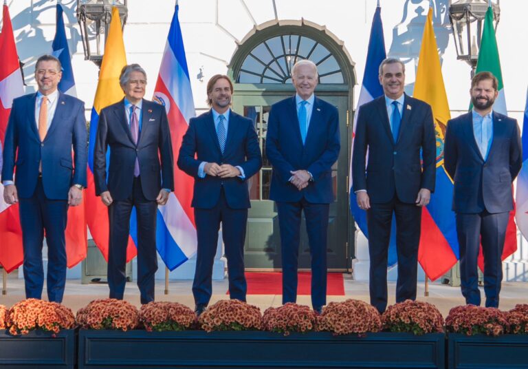Joe Biden encabeza alianza para la prosperidad económica con 7 presidentes latinoamericanos