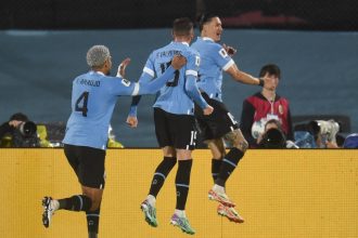 Uruguay es segundo en la tabla de las eliminatorias sudamericanas