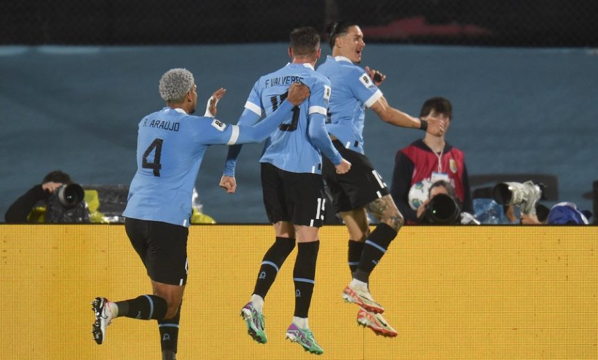 Uruguay es segundo en la tabla de las eliminatorias sudamericanas