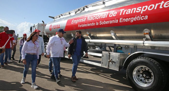 Llegaron 10 nuevas cisternas para distribución de combustible en Monagas