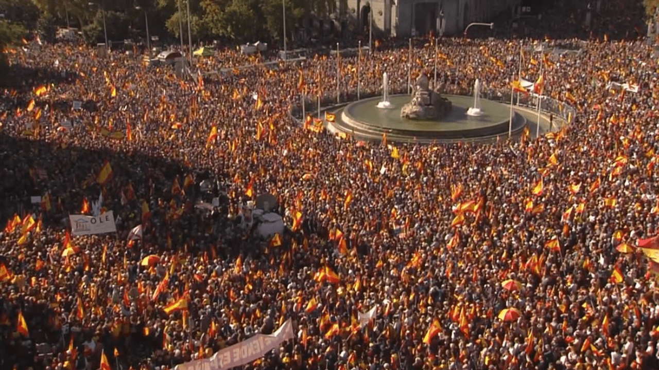 Madrid en rechazo a la ley de amnistía