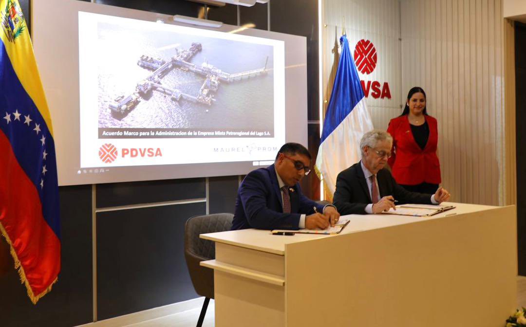 Pdvsa y la petrolera francesa acuerdan operaciones en el Lago de Maracaibo