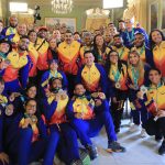 Medallistas de los Juegos Panamericanos 2023, junto al Presidente