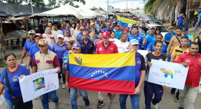 Transportistas defienden derecho de Venezuela sobre el Esequibo