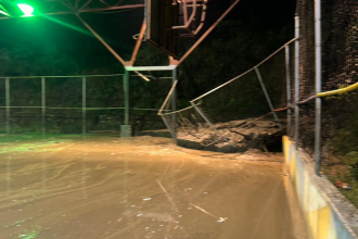 Zonas afectadas por las lluvias en Mérida