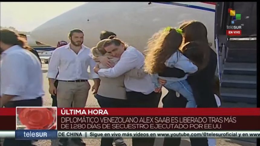 Alex Saab llegó a Venezuela