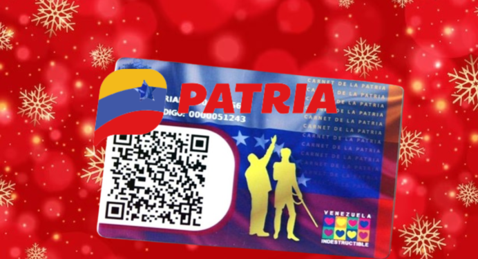 ¡Cero estrés! ¿No has recibido el bono PATRIA de hoy? Hasta esta fecha tienes chance