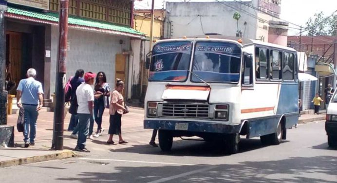 Escaso transporte hubo este domingo en Maturín