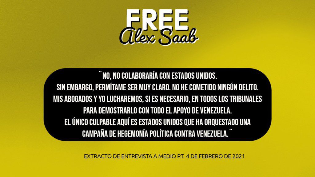 estados unidos liberara alex saab a cambio de norteamericanos en venezuela laverdaddemonagas.com entrevista a alex saab