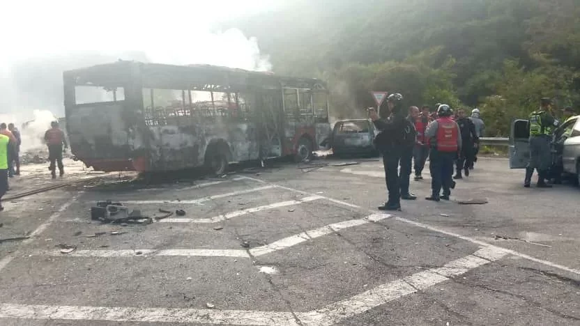 accidente de la Caracas-Guarenas