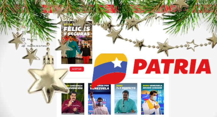 ¡Navidad, navidad hoy es navidad con PATRIA! Sí, canta, porque llega el bono de diciembre