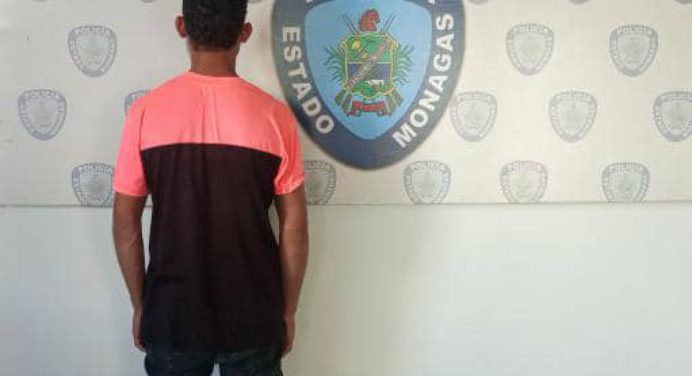 Polimonagas detuvo a sujeto en Sotillo por el delito de lesiones