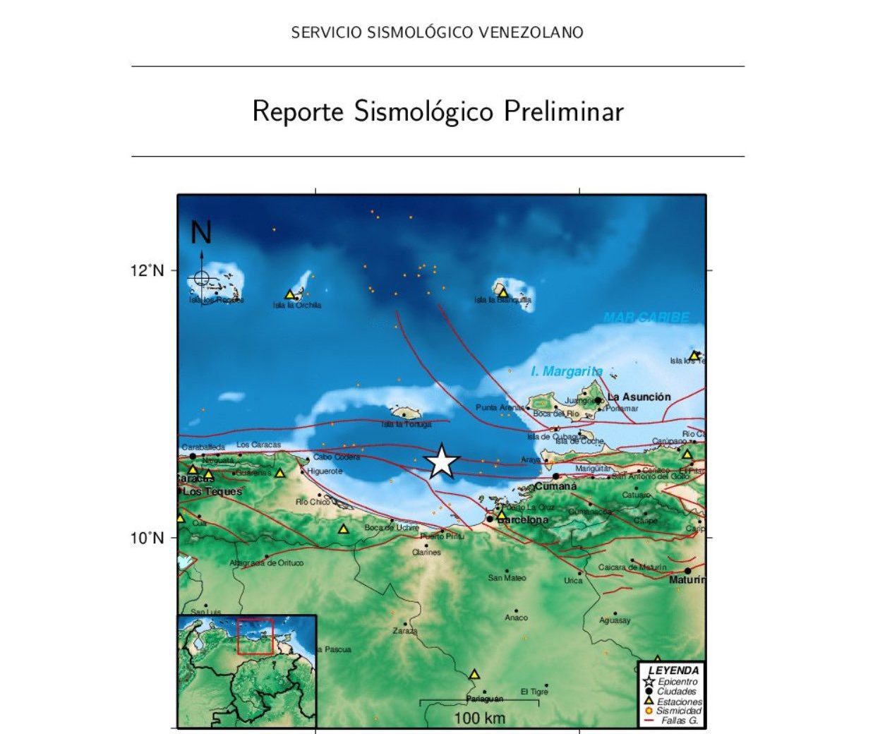 Sismo de 3.3 sacudió a Cumaná este jueves 7Dic