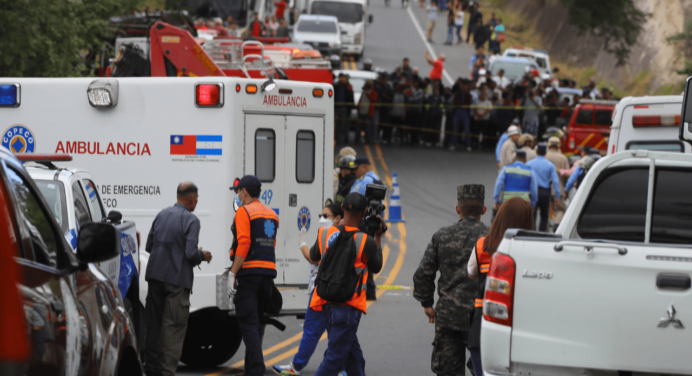 Trágico accidente en Honduras deja 11 muertos y varios heridos