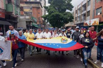 Factores democráticos marcharon en Maturín