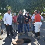 Alcalde de Cedeño inicia mantenimiento de red de aguas servidas