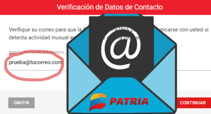 Aprende a validar tu correo PATRIA y comienza a recibir los bonos