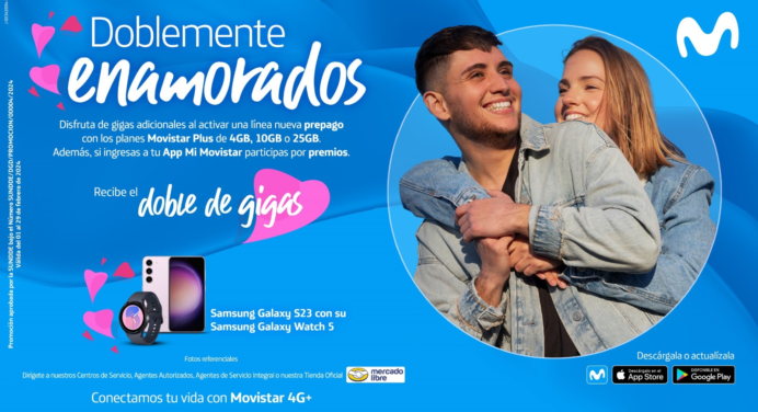 ¡ATENTOS! Movistar celebra el mes del amor con gigas adicionales