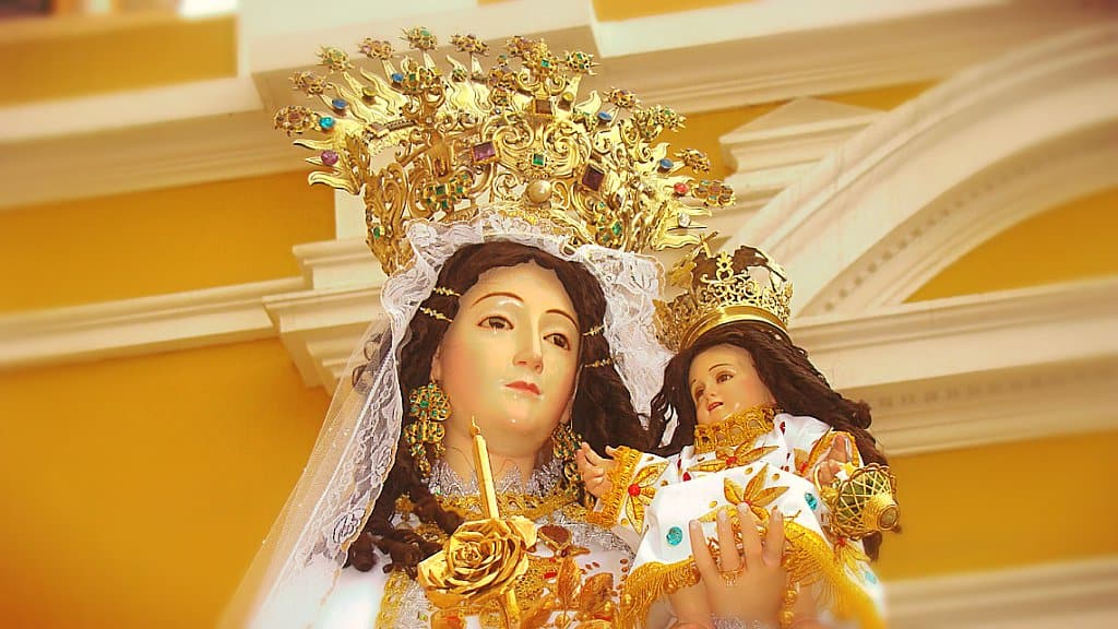 la bajada de la Virgen de la Candelaria