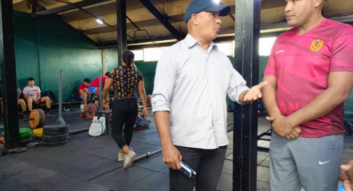 Evalúan espacios de entrenamiento de pesas y lucha en el Polideportivo de Maturín