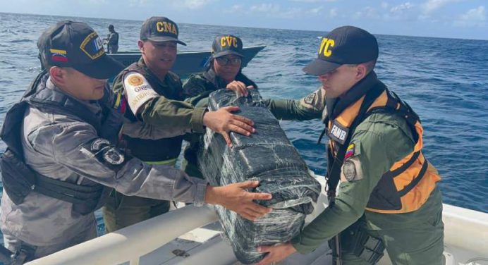 Hallan 27,7 kilos de estupefacientes en costa del archipiélago Los Roques