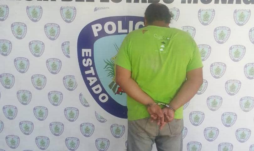 Detenido por Polimonagas tras golpear a su pareja