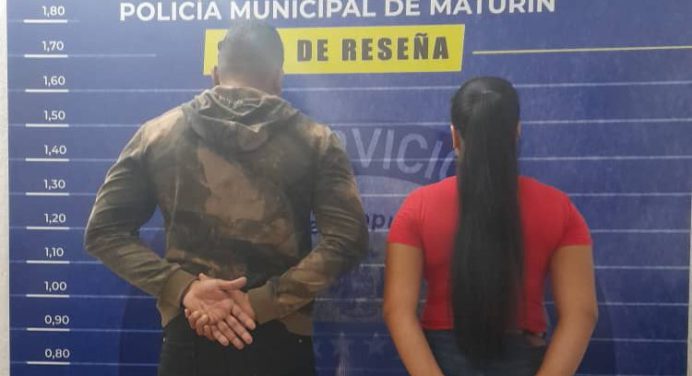 Polimaturín captura a pareja por agredir físicamente a una mujer