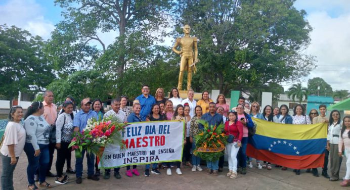 Maestros de Aguasay también recibieron reconocimiento