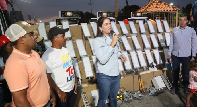 Maturín brilló en 2023 con la instalación de 17 mil 84 luminarias