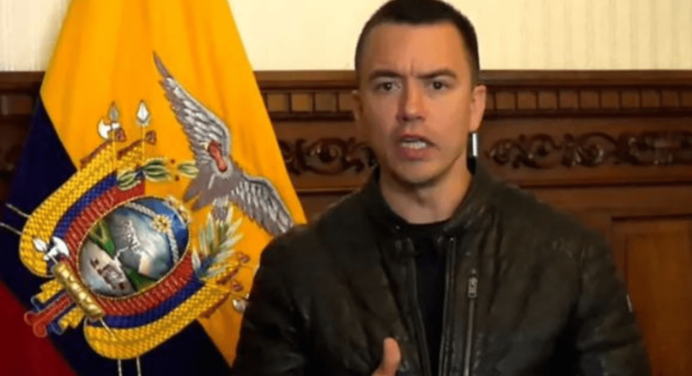 Noboa dejó claro que no negocia con terroristas tras conocerse la fuga de un narco